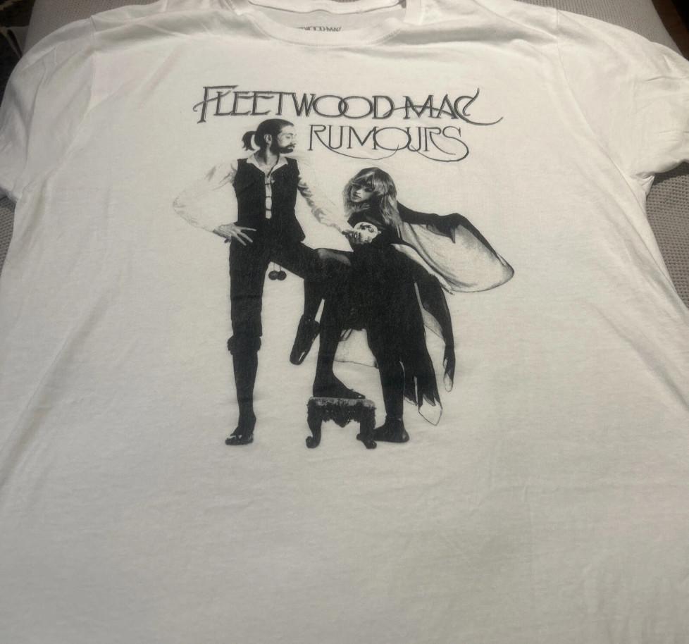HOT !!!! Fleetwood Mac Official T-Shirt Classic Stevie Nicks Mick Fleetwood Tee XXL