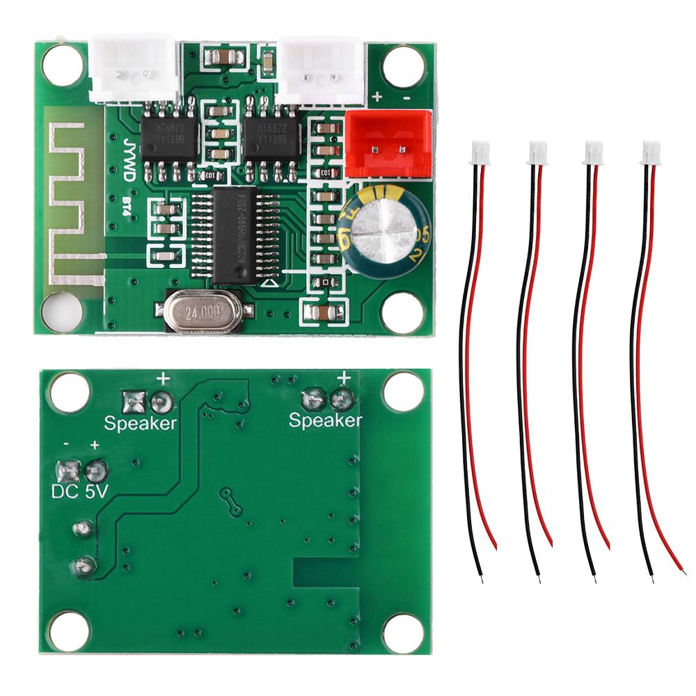 DC 3.3V-5V Bluetooth Audio Power Amplifier Board 4Ohm 3W+3W Two Channel Stereo Bluetooth Audio Module For DIY Bluetooth Audio