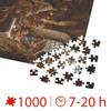 D-Toys 1000-piece jigsaw puzzle, 75680-MA01, Konstantin Makovsky: A Boyar Wedding Feast, 47 x 68 cm