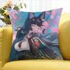 Z Zone Zero Miyabi Hoshimi World Various Sizes Square Pillow Case For Car Home Bedchamber Decor