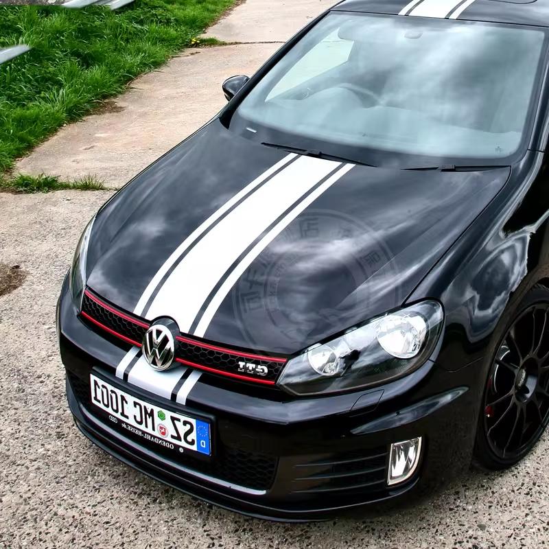 

7Pcs Universal Car Whole Body Sport Stickers Vinyl Decals Auto Accessories For Suzuki Volvo Tesla Skoda VW Volkswagen Smart Seat