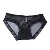Damen Unterhose, niedrige Taille, aushöhlen, Spitze, Netzstoff, gute Atmungsaktivität, einfarbig, Slips, Slim Fit, dünn, schnelltrocknend, lässig, Sport, Damenunterhose