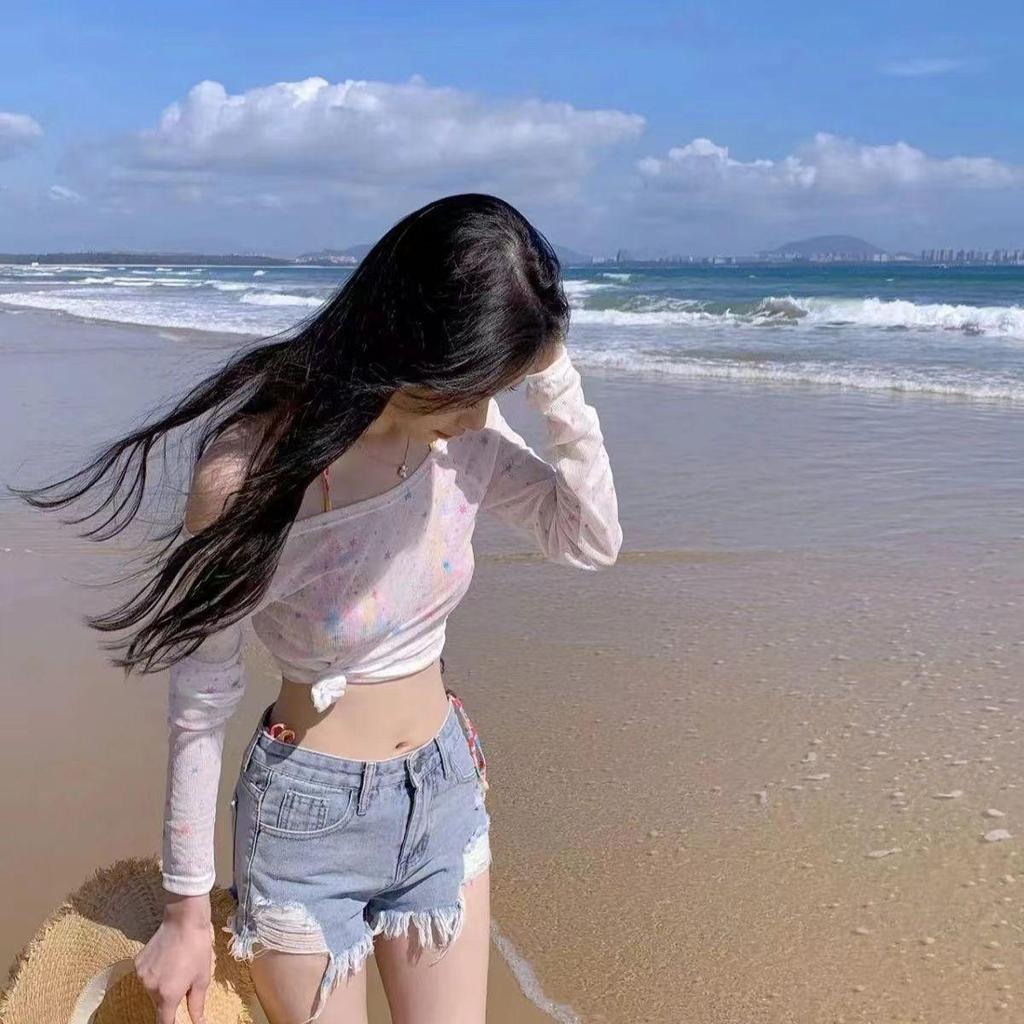 Floral Triangle Cup Three-Piece Swimsuit - Sexy Tie-Up Bikini Set In Stock