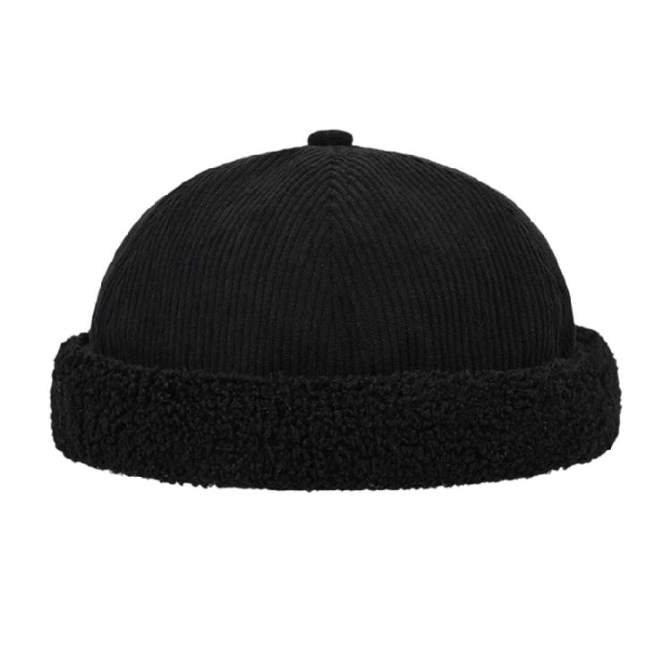 Brimless Trawler Worker Hat Outdoor Wear Docker Cap Skull Cap Unisex Casual Harbour Hat for Everyday Wear