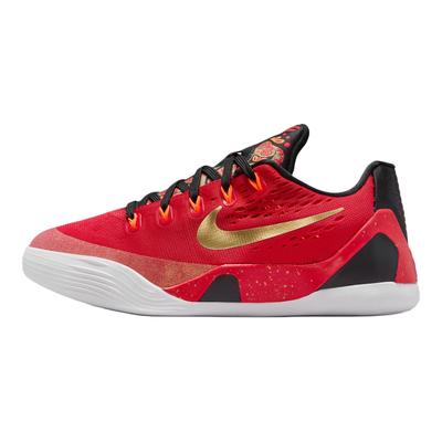 Kobe 9 EM GS China 2025 Kids Sneakers Red University-Red Metallic-Gold-Black IM9569-600