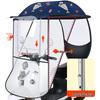 Parasole per Auto Elettrica: Tendalino Gonfiabile, Scudo Paravento Antipioggia, Copertura per Bicicletta e Motocicletta
