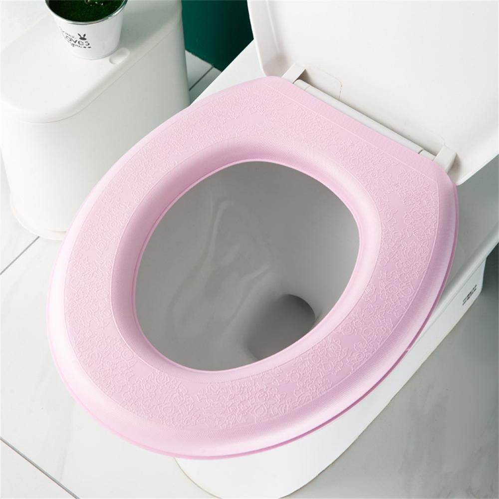 Waterdichte Zachte Toiletbrilhoes Badkamer Wasbare Closetzitting Mat Kussen O-vorm Toiletbril Bidet Toiletdeksel Accessoires