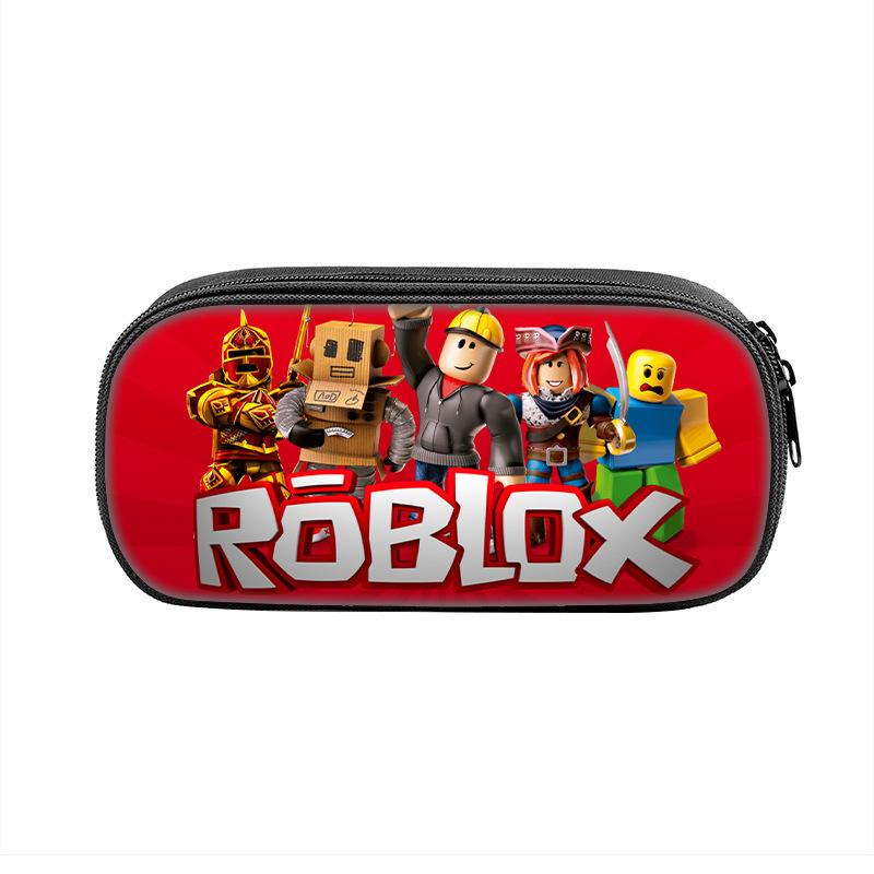 New Trendy Pencil Case for Elementary Middle School Students, Boys and Girls, Roblox Stylish Cartoon Pencil Case, Large Capacity Stationery Box KTB