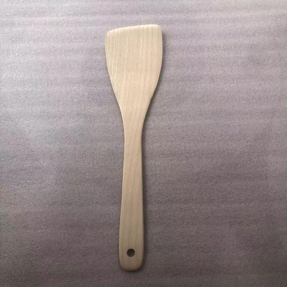 Wide Flat Shovel Head Kitchen Tools Solid Wood Cooking Shovel Cookware Utensil Home Kitchen