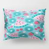 Ins Fruit Single Sided Polyester Pillow Case Watermelon Banana Pineapple Strawberry Pattern Waist Cushion Cover Bedside Pillow Case