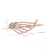 1/2Pcs Fashionable Shiny Angel Wings Hairpins Rhinestone Metal Hair Clips Women'S Hair Ornaments