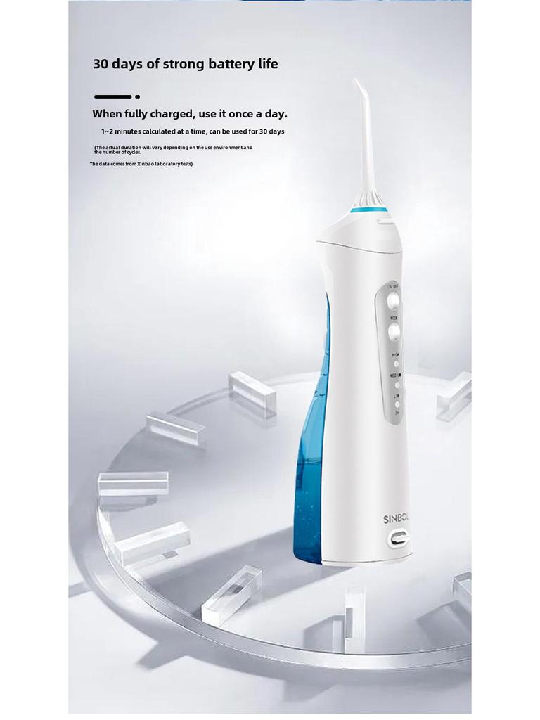 Smart Portable Electric Water Flosser for Oral Care and Teeth Cleaning