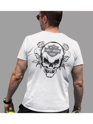 Camiseta estampada Harley Davidson