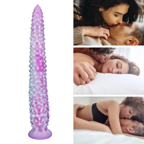 Soft Silicone Anal Plugs Realistic Flesh Texture Masturbator for Comfortable Play Tapered Design Vagina Massager for Beginners Discreet Adult Toy for