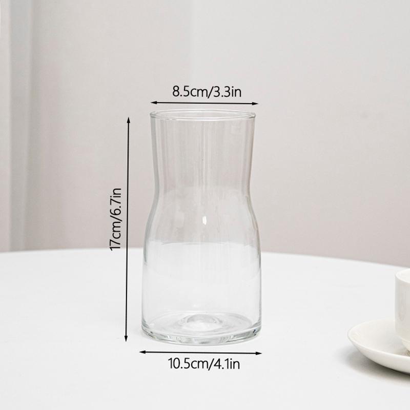 Ins Modern Glass Flower Vases for Centerpiece Table Home Indoor Desk Decor Boho Style Flower Vase for Wedding Housewarming Gift