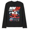 Unisex Adult Mickey Mouse Chequered Long-Sleeved Racing T-Shirt