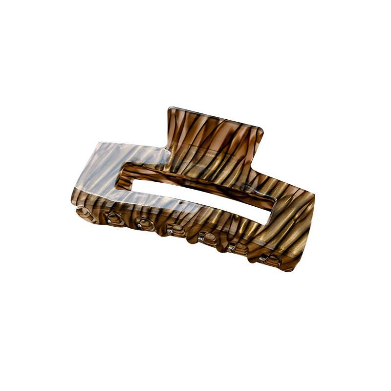 Large Stylish Marble Pattern Hair Claw Clip For Women Handmade Acetate Design For Effortless Sophistication