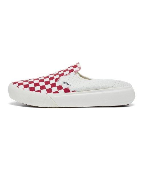 Vans ComfyCush One - (Checkerboard) Racing Red:Marshmallow VN0A45J5BOP1