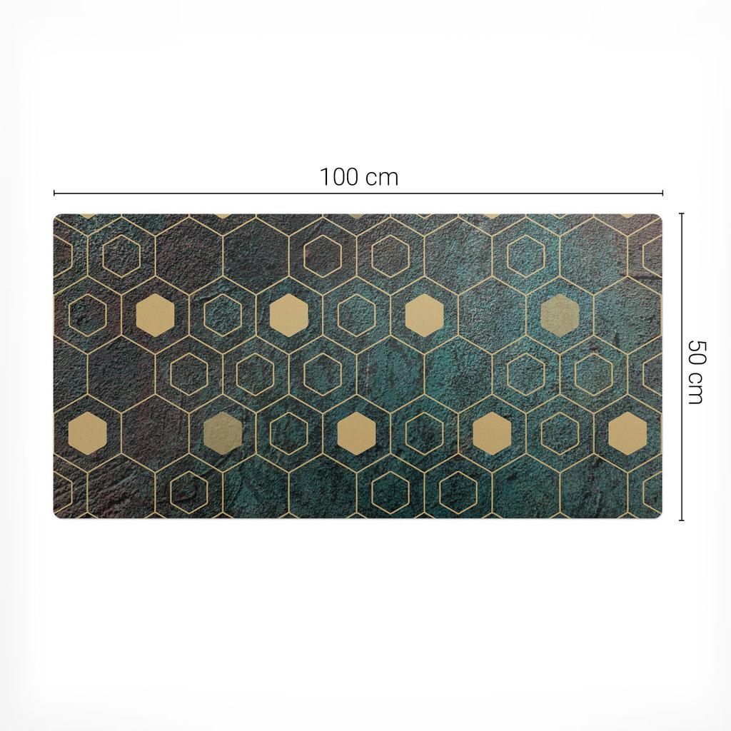 Designer Laptop Protective Pad Geometric Pattern 100x50 cm