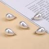 10Pcs Imitation Pearl Drop Pendant Environmentally Friendly Highlight ABS Gold DIY Earrings Crafts Zipper DIY Making Findings