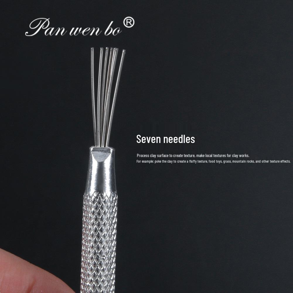 Seven-Needle Aluminum Clay Sculpting & Carving Tool Set