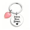 Best Aunt Ever Stainless Steel Heart Keychain - Mother's Day Gift