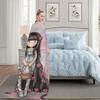 Cute Little Girl Blanket Soft Plush Nap Sofa Rug for Living G-Ggorjuss-S Room Warm Office Bedroom Birthday Home Travel Kid Gifts
