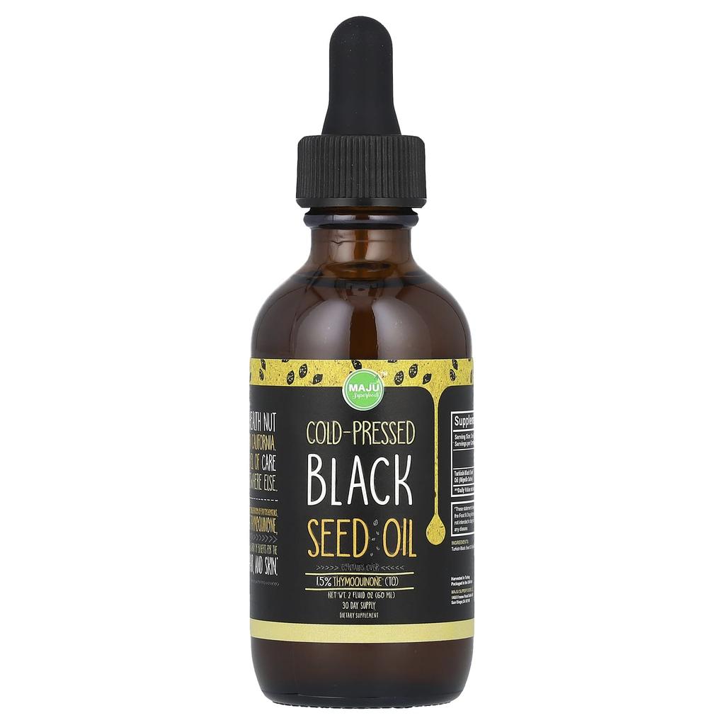 Cold Pressed Black Seed Oil, 60Ml(2Fl Oz)