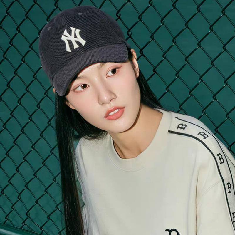MLB New York Yankees Cotton Baseball Caps Unisex Carbon Gray Fashion 3ACPWC156-50CGS