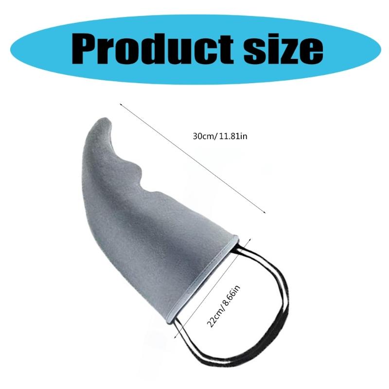 Shark Fin Accessory Gray Shark Fin Costume Easy to Wear Shark Dress up Costume Props for Kids Boys Girls Adults Cosplay