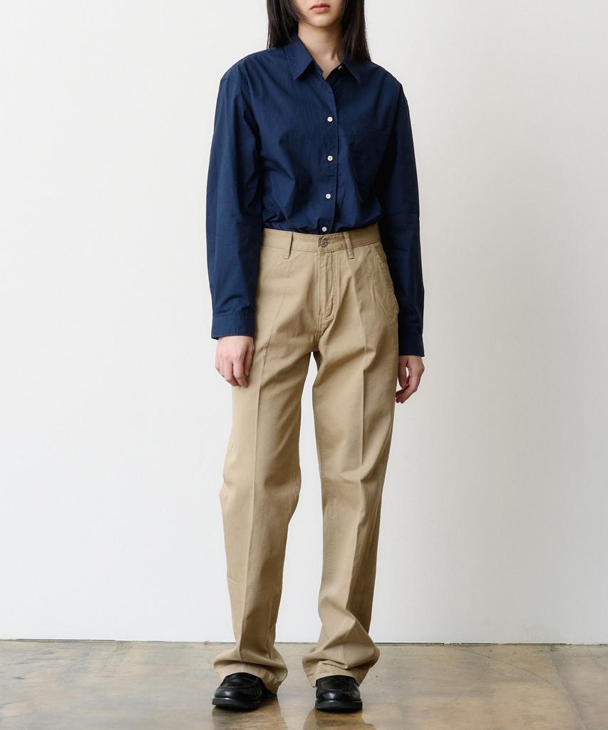 DENMADE (Women) Den0661 Wide Chino Pants (Beige)