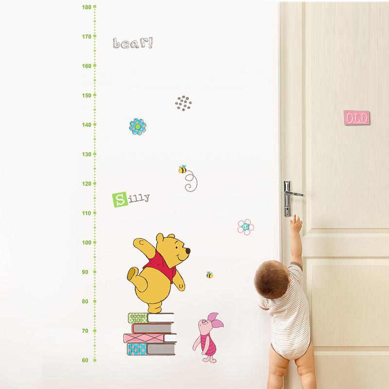 Cartoon Winnie The Pooh Bear Wall Sticker For Kids Room Living Room Wall Decoration Kids Gifts  Movie Animation Poster