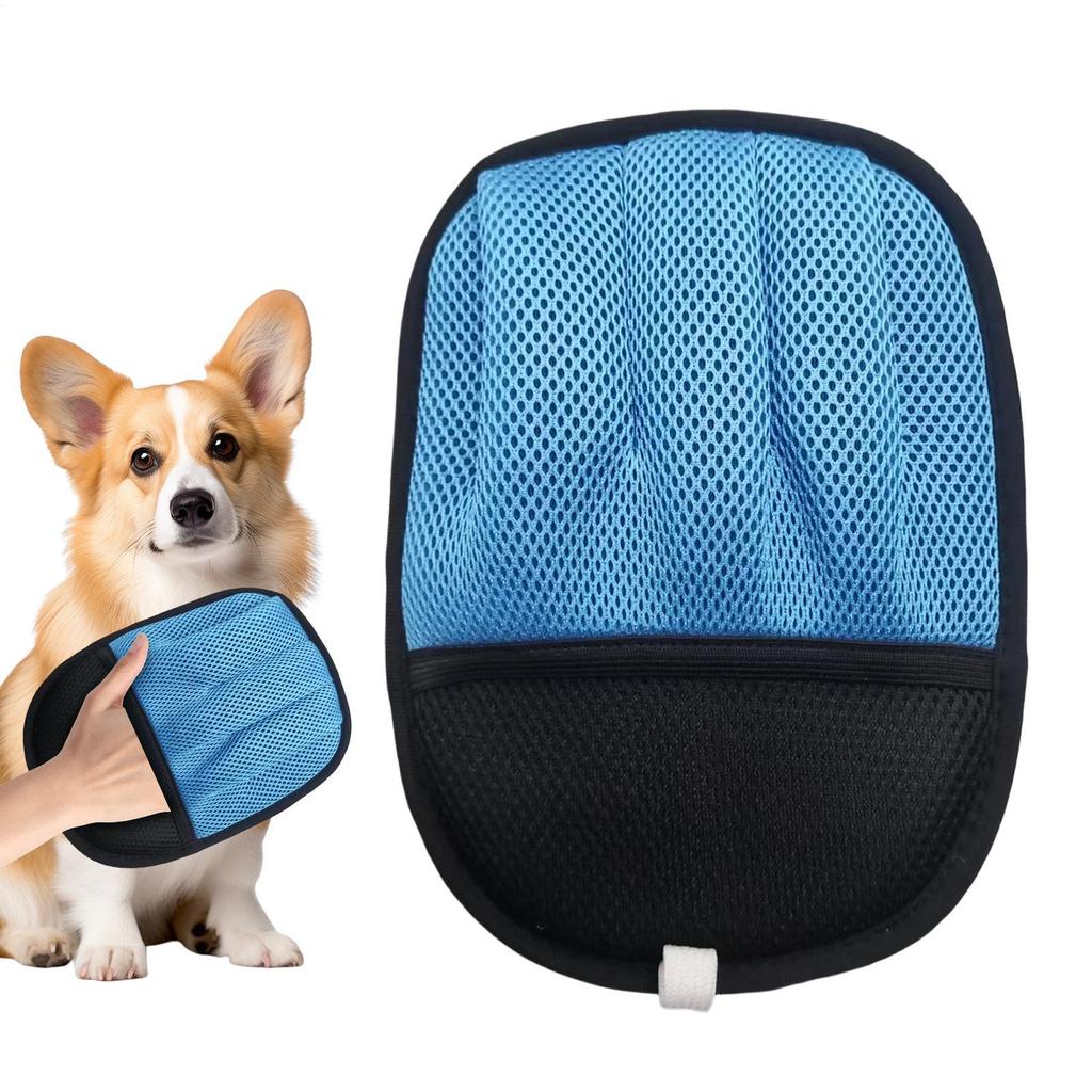Pet Hair Cleaning Removal Gloves Static Hair Removal Gloves Black Washable Reusable Cat Grooming Gloves Cat Dog Hair Cleaning