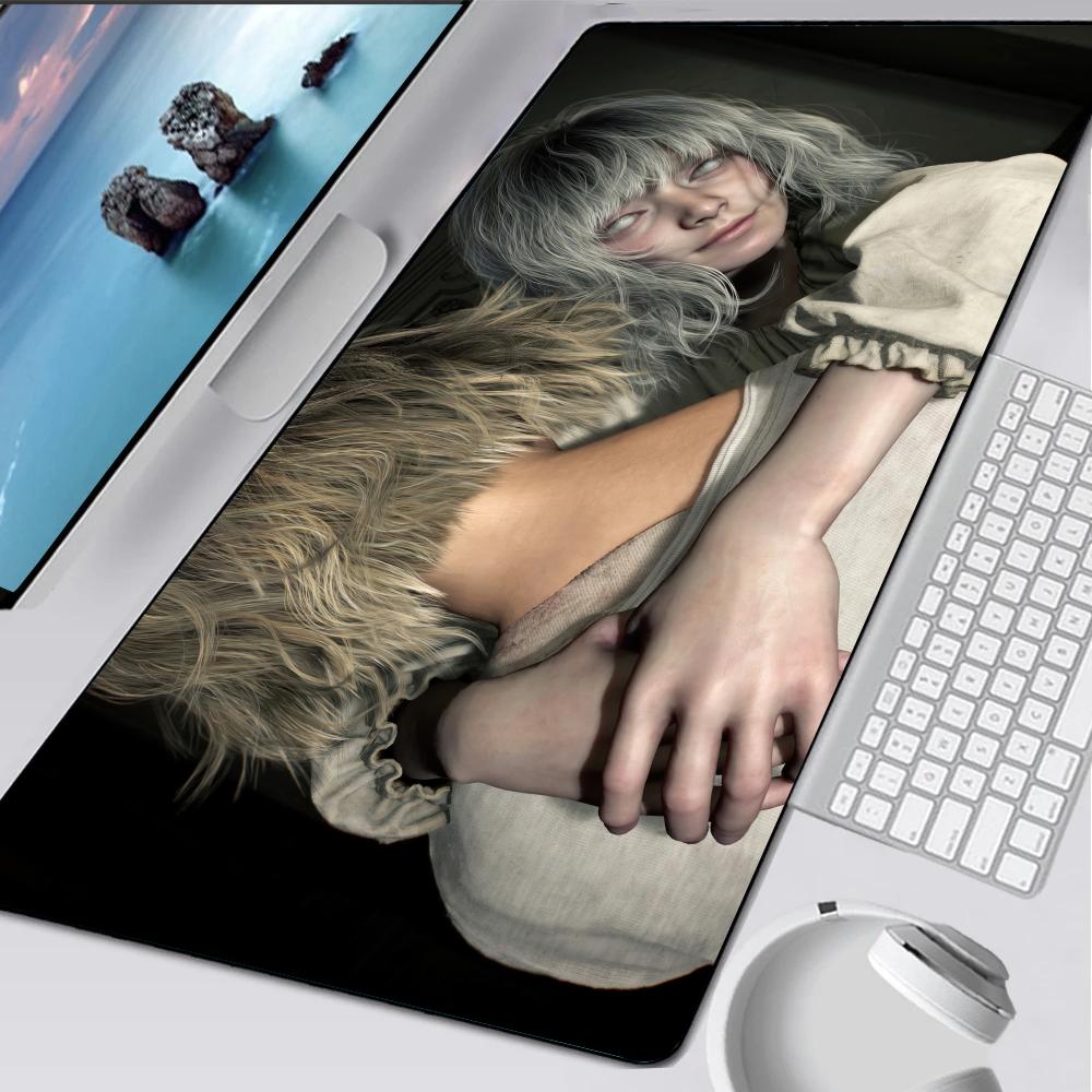 R-ResidentSE E-Evil 9 Mouse Pad Rubber Mat Laptop Xxl Mousepad Notebook Gamer Computer Table Gaming Accessories