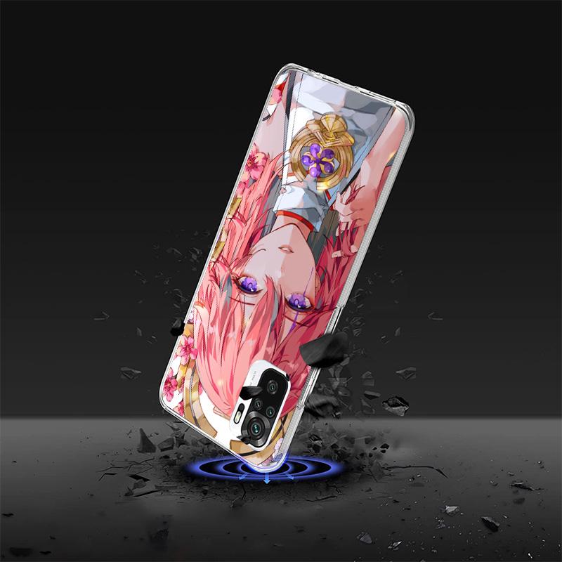 Genshin Impact Raiden Shogun Baal Phone Case For Xiaomi Redmi Note 15 14 13 12S 12 11 Pro Plus 14S 11S 11E 10 10S 11T 5G Persona