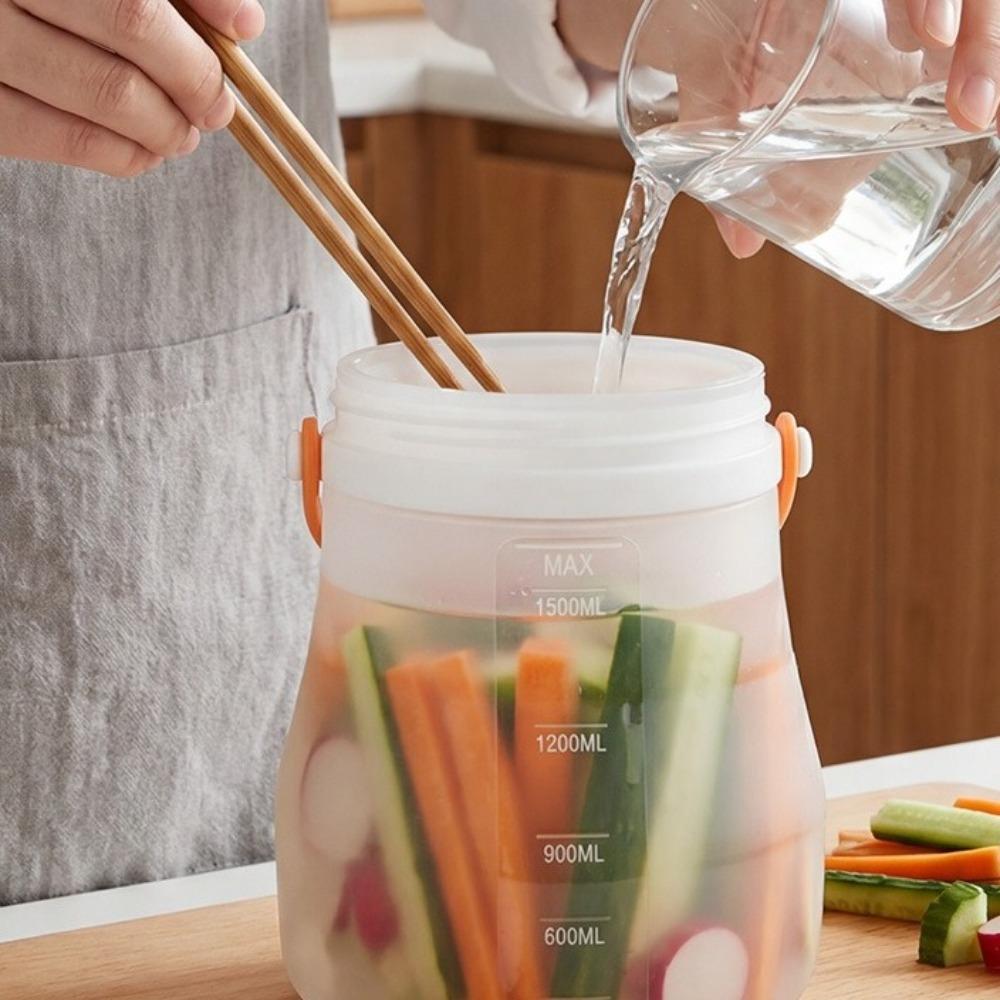 Leak-Proof Fresh Keeping Bucket 800/1200/1500ml Cold Drink Ice Bucket  Refrigerator