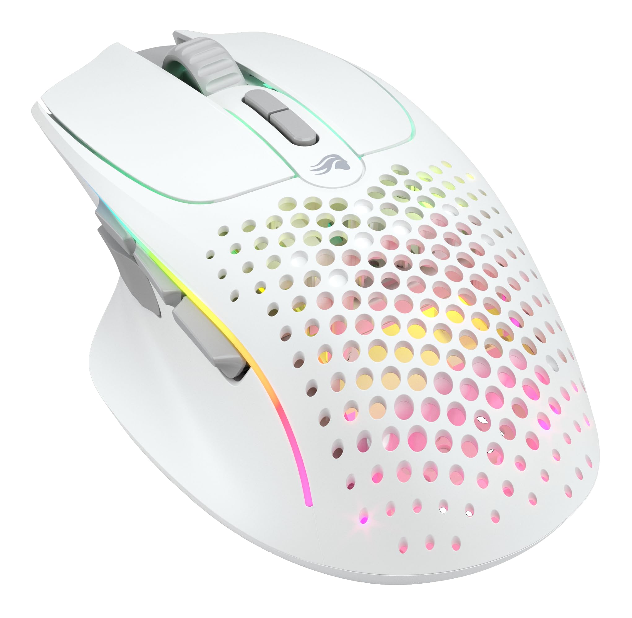 

Glorious MODEL I 2 Wireless Gaming Mouse, Ultra-Lightweight (75g), Large Capacity, RGB 2.4G Wireless and Bluetooth Connections, Ergonomic, Matte
