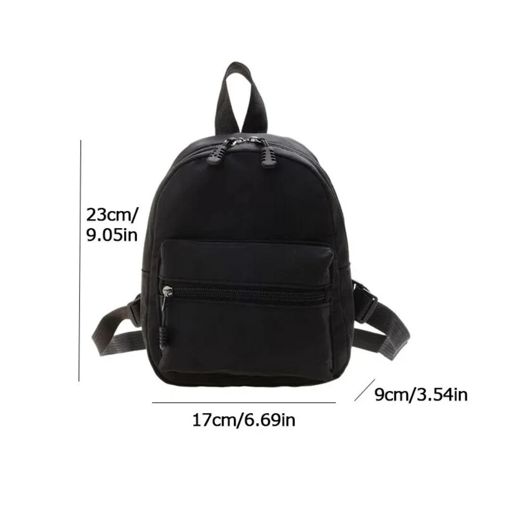 Mini Women's Backpack Trends: Nyl Women's Bags, Small Schoolbags, and White Canvas Backpacks Are Fashiable and Casual Pick