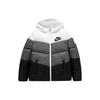 (PS) Colorblock Chevron Puffer Jacket 'White Grey Black' Kids' NY2032191GS-006