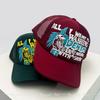 Color Block 3D Printed Letters Baseball Hats Sunshade Hip Hop Breathable New Men Women Versatile Fashion Mesh Peaked Caps Street