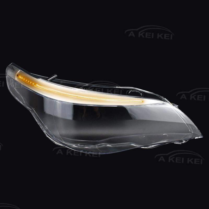 Fit For BMW E60 E61 525I 530I 545I 550I 2008-2010 LED AFS Car Headlight Shell Headlight Cover Headlamp Lens With Hole