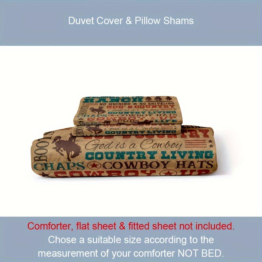 Комплект постельного белья с принтом «Рыцарь в деревенском стиле» и «Ковбой» — фото 4