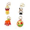 Tower Pizza Keychain Pepper Chef Pendant Cartoon Characters Decoration Accessory