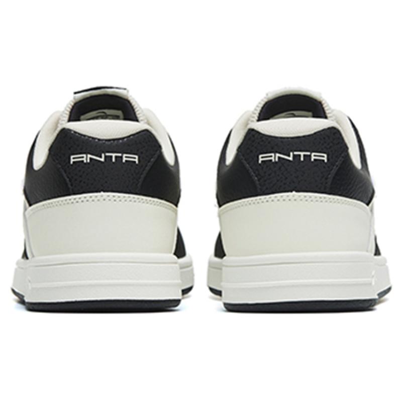 Anta Life Collection Rutschfeste Dämpfung Abriebfest Niedriger Schaft Skateboard-Schuhe Herren Schwarz Weiß Grau Sneaker 112258068-2