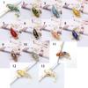 Natural Crystal Resin Crafts Wedding Accessories Artificial Fish Car Pendant Fish Ornaments