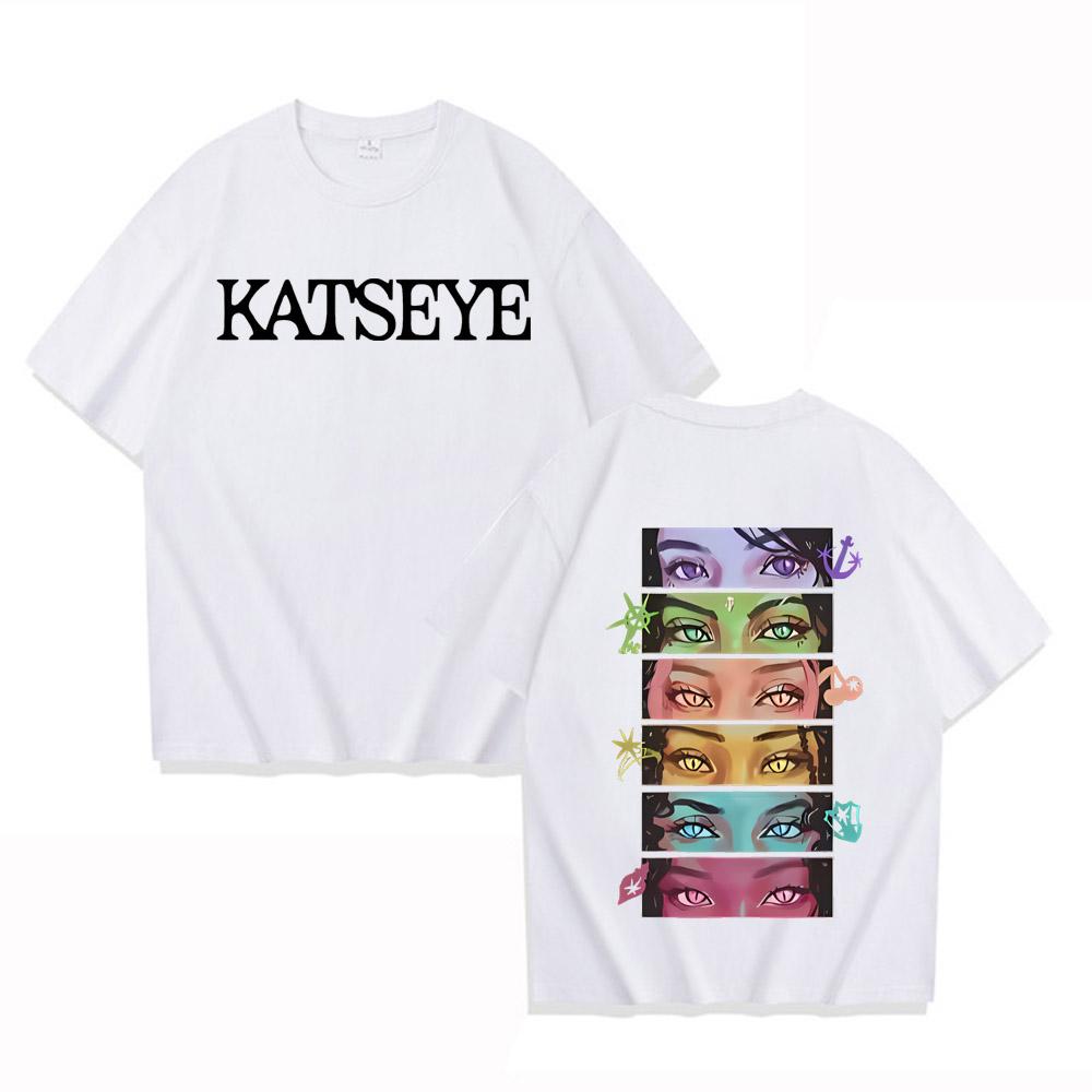 NEW Katseye Beautiful Chaos Tshirt High Quality Retro Cotton Tee for Woman Man Graphic Short Sleeve Shirt Unisex Tops T Shirt