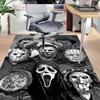 Horror Icons Collage Carpet For Playroom Bedroom Living Room Sofa Home Decorkids Game Area Rug Nonslip Floor Mat