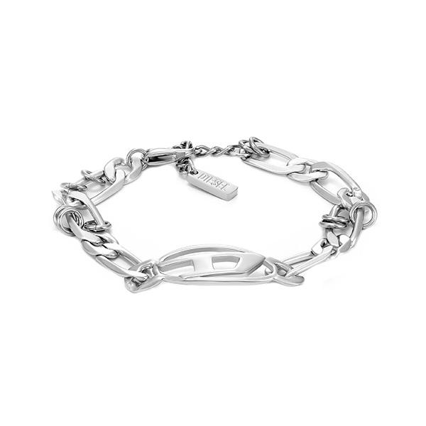 Diesel Accessory Dx1599040 Oval D Logo Chain Bracelet