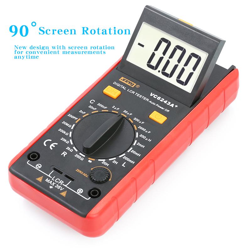 SZBJ LCR Tester Inductance Meter VC6243A, Specialized Instrument for Measuring Inductance, Capacitance, and Resistance
