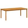 vidaXL Gartentisch 200x100x74 cm Massivholz Akazie